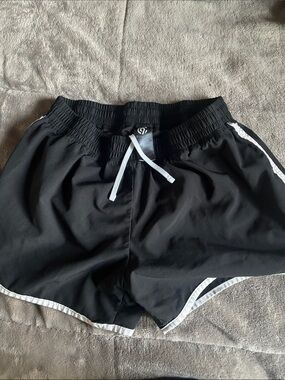 Champion Black and White Athletic Shorts